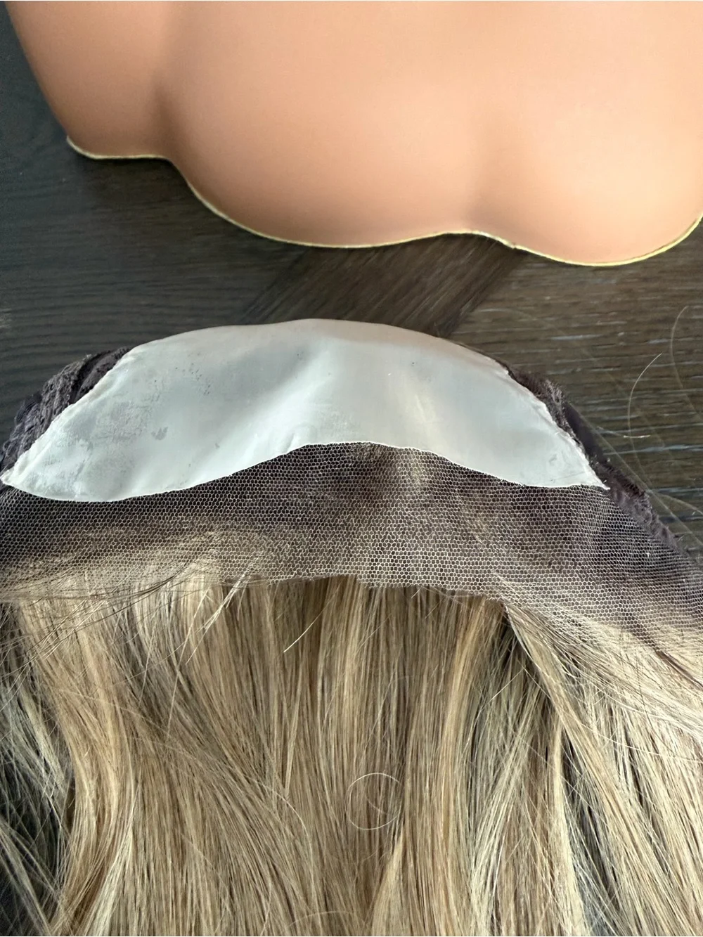 Human Hair wig European Texture 18 inches size small